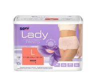 Pieluchy dla dorosłych - SENI Lady Pants Majtki chłonne L, 10 sztuk - miniaturka - grafika 1