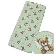 Prześcieradła dla dzieci - PRZEŚCIERADŁO 76x43 cm do dostawki LIONELO Aurora BAWEŁNIANE PREMIUM - miniaturka - grafika 1