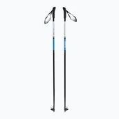 Kijki narciarskie - Kije do nart biegowych dziecięce Salomon Escape Alu Jr. czarno-niebieskie L47027000  120 cm - miniaturka - grafika 1