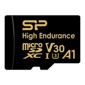 Karty pamięci - Karta pamięci silicon power microsdxc high endurance golden series 64gb v30 uhs-1 u3 a1 4k uhd + adapter SP064GBSTXDV3V1HSP - miniaturka - grafika 1