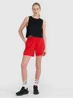 Spodnie sportowe damskie - 4F Spodenki plażowe damskie - czerwone L - miniaturka - grafika 1