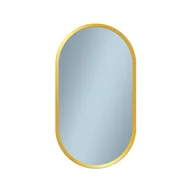Lustra - Lustro łazienkowe bez oświetlenia Oslo Gold 50 x 90 Venti - miniaturka - grafika 1