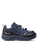 Buty trekkingowe dziecięce - Salewa Trekkingi Wildfire 2 Ptx K 64013 3963 Granatowy - miniaturka - grafika 1