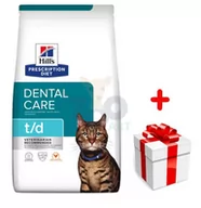 Sucha karma dla kotów - HILL'S PD Prescription Diet Feline t/d 1,5kg + niespodzianka dla kota GRATIS! - miniaturka - grafika 1