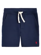 Spodenki damskie - Polo Ralph Lauren Szorty sportowe 322806003006 Granatowy Regular Fit - miniaturka - grafika 1