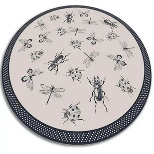 Modny winylowy dywan okrągły różnorodne owady fi60 cm - Dywany - miniaturka - grafika 1