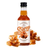 Syropy i koncentraty owocowe - Syrop karmelowy 200 ml barmański DO DRINKÓW do deserów BEZ konserwantów - miniaturka - grafika 1
