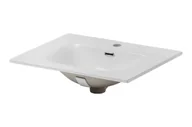 Umywalki - Umywalka meblowa Comad Sky 60x46 cm prostokątna biały połysk 60/DP-8099 - miniaturka - grafika 1