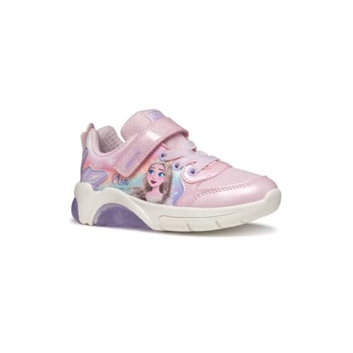 Geox J Fadinlight Girl E dziewczęce sneakersy, Różowy liliowy, 27 EU