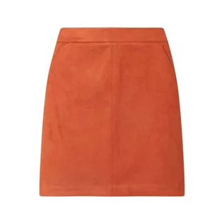 Spódnice - Spódnica mini z imitacji skóry welurowej model Donna - Vero Moda - grafika 1