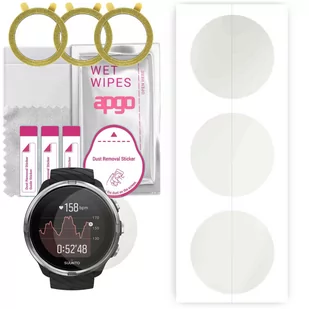 3x Folia hydrożelowa MATOWA do Suunto 9 - apgo Smartwatch Hydrogel MATTE Protection Ochrona na ekran smartwatcha - Akcesoria do smartwatchy - miniaturka - grafika 1