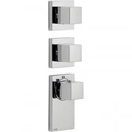 Akcesoria hydrauliczne - Tres 20625499 20625499 ESPACIO Bateria termostatyczna podtynkowa BLOCK - miniaturka - grafika 1