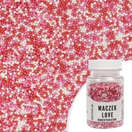 Dodatki do ciast w proszku - Posypka cukrowa MACZEK LOVE mix Sweet Decor, 75 g - miniaturka - grafika 1