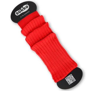 SOKKO GETRY NA BUTY NOGI MŁODZIEŻOWE BAWEŁNIANE POLSKIE CIEPŁE OCIEPLACZE - GET-CZE - Skarpetki damskie - miniaturka - grafika 1