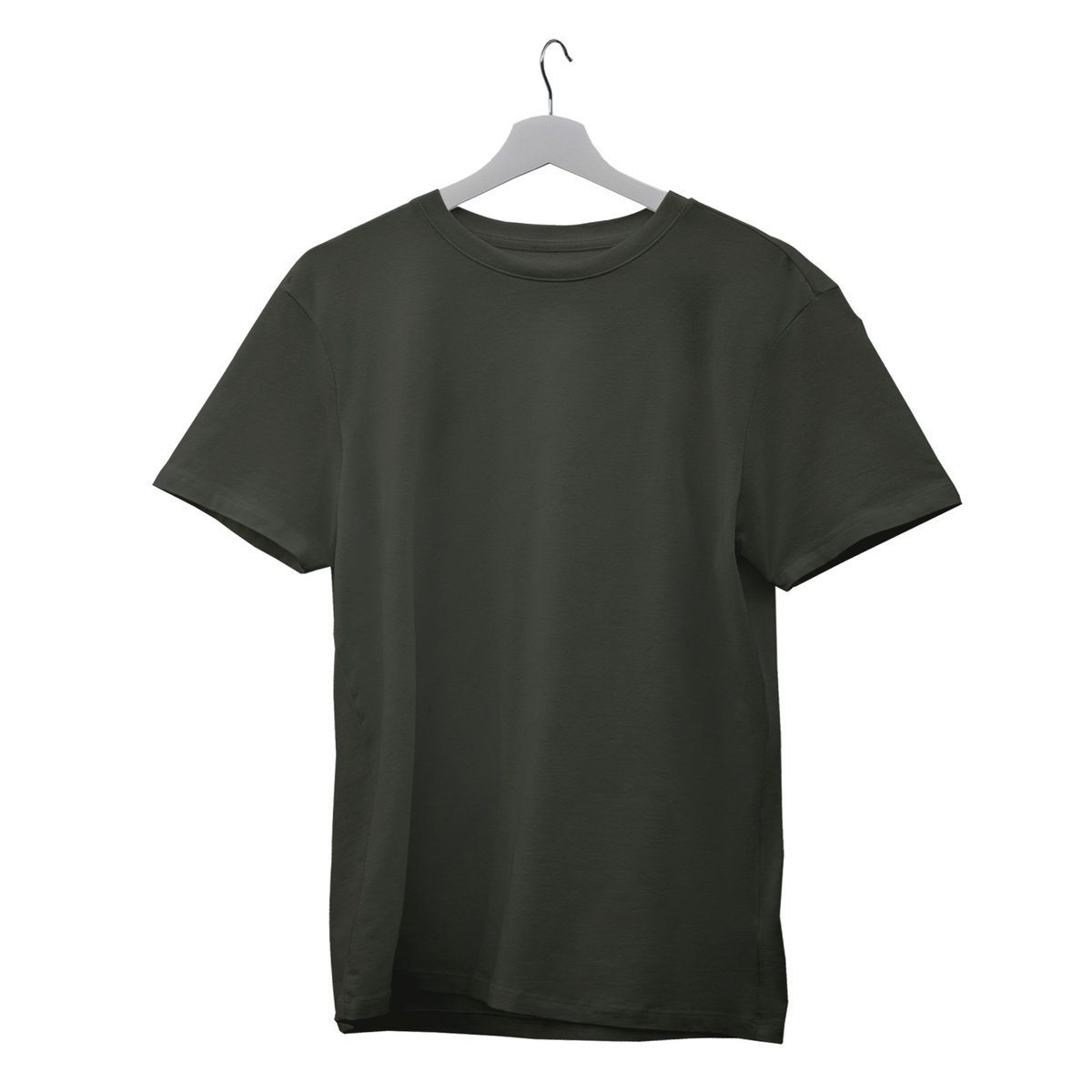 KOSZULKA MĘSKA T-SHIRT DLA MĘŻCZYZNY BAWEŁNIANA S KHAKI JAKOŚĆ