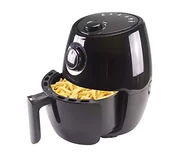Frytkownice - BEPER P101FRI001 frytkownica na gorące powietrze, bezolejowa, timer i regulacja temperatury, zdejmowany pojemnik i kratka, pojemność 2 l, 1000 W, czarna - miniaturka - grafika 1