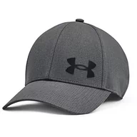 Czapki damskie - Under Armour Męska czapka ze stretchem Iso-Chill ArmourVent, szara, L/XL 1361530-012-Large/X-Large - miniaturka - grafika 1
