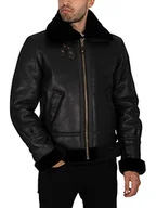 Kurtki męskie - Schott NYC Kurtka męska, czarny (Black 90), XXL - miniaturka - grafika 1