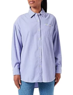 Wrangler Damska koszula Corduroy Shacket, Sweet Lavender, XL - Koszule damskie - miniaturka - grafika 1