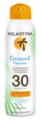 Balsamy i kremy do opalania - Kolastyna Sun Coconut Paradise SPF30 - transparentna sucha Mgiełka ochronna SPF 30 150 ml - miniaturka - grafika 1