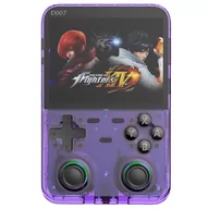 Konsole i gry retro - Ręczna konsola do gier D007 Plus Pro 64GB, ponad 10000 zainstalowanych gier, ekran IPS 3,5 cali - Przezroczysty fioletowy - miniaturka - grafika 1