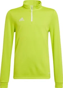 Bluza dla dzieci adidas Entrada 22 Training Top limonkowa HC5060-128cm - Bluzy damskie - miniaturka - grafika 1