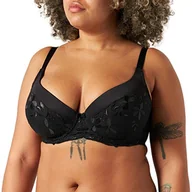 Biustonosze - Triumph Damski seksowny biustonosz push-up Angel Spotlight WHU X, Czarny, 80C - miniaturka - grafika 1