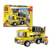 Klocki - ICOM Blocki MyCity Klocki Pojazdy Budowlane Betoniarka 217el. KB02226 - miniaturka - grafika 1