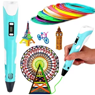 Długopis Drukarka 3D PEN Zestaw Wkłady 110m - Kolorowanki, wyklejanki - miniaturka - grafika 1