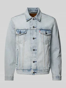 Kurtka jeansowa z kieszeniami z patką na piersi model ‘THE TRUCKER JACKET’ - Kurtki męskie - miniaturka - grafika 1