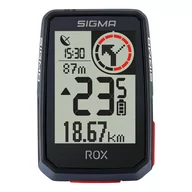 Liczniki rowerowe - Sigma SPORT SPORT ROX 2.0 Bike Computer incl. Butler GPS Mount, czarny 2021 Urządzenia GPS 1052 - miniaturka - grafika 1