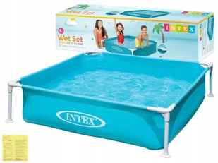 Basen stelażowy mini 122x122x30cm 57173 INTEX - Baseny ogrodowe - miniaturka - grafika 3