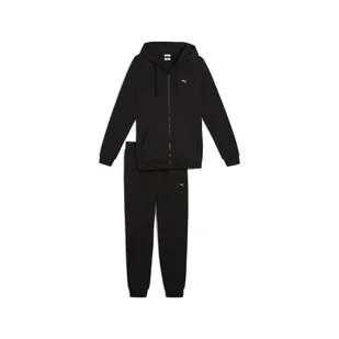 Męskie dres z kapturem PUMA Black - Dresy męskie - miniaturka - grafika 1