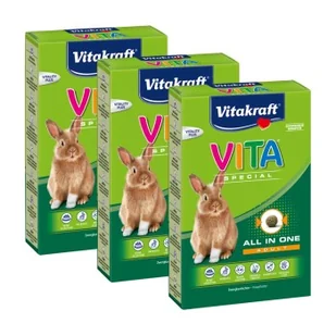 Vitakraft Vita Special Adult dla królików miniaturowych 3x600 g - Karma dla gryzoni - miniaturka - grafika 1