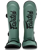 Ochraniacze do sportów walki - Fairtex Booster Ochraniacze Piszczeli FXB-SG Green - miniaturka - grafika 1