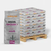 Materiały opałowe - Palimy.net Węgiel Groszek + 25 Mj 1000 kg - miniaturka - grafika 1