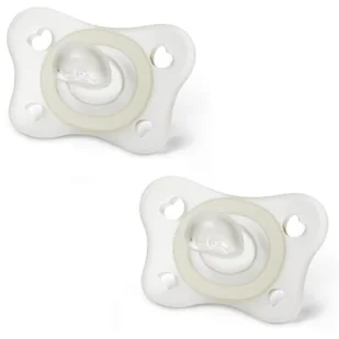 Artsana Chicco, Physioforma Mini Soft, Smoczek uspokajający, silikonowy, 2-6m, Lumi, 2 szt. - Smoczki uspokajające - miniaturka - grafika 1