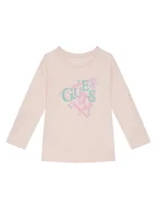 Bluzki damskie - Guess Bluzka K5BI13 J1314 Różowy Regular Fit - miniaturka - grafika 1