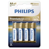 Baterie i akcesoria - Philips Premium Alkaline AA 4 szt (LR6M4B/10) - miniaturka - grafika 1