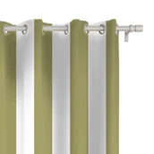 Zasłony - Zasłona SUMMER wzór SM18 | pasy oliwkowe 150 x 260 cm tkanina standard - miniaturka - grafika 1