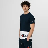 Koszulki sportowe męskie - Męski t-shirt CHAMPION Crewneck T-Shirt - granatowy - miniaturka - grafika 1