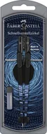 Przybory szkolne - Faber-Castell Cyrkiel Shiny Twist czarny FABER CASTELL - miniaturka - grafika 1