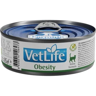 Karma dla kota FARMINA VetLife Obesity Feline 85 g - Mokra karma dla kotów - miniaturka - grafika 1