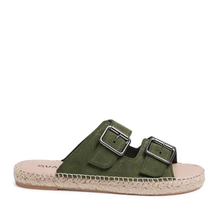Espadryle QUAZI QZ-63-04-000623 Zielony - Espadryle męskie - miniaturka - grafika 1