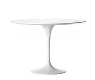 Stoły - D2.Design Stół Fiber o120 biały MDF 64782 - miniaturka - grafika 1