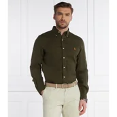 Koszule męskie - POLO RALPH LAUREN Lniana koszula | Custom fit - miniaturka - grafika 1