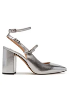 Sandały damskie - Marella Sandały 2513521086200 Srebrny - miniaturka - grafika 1