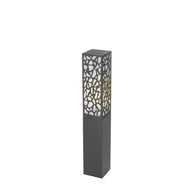 Lampy ogrodowe - QAZQA Smart buiten paaltje zwart 60 cm IP44 incl. Wifi ST64 - Nicole - miniaturka - grafika 1