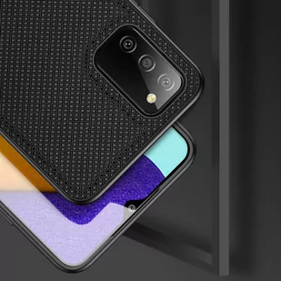 Dux Ducis Fino etui pokrowiec pokryty nylonowym materiałem Samsung Galaxy A03s czarny - Etui i futerały do telefonów - miniaturka - grafika 4