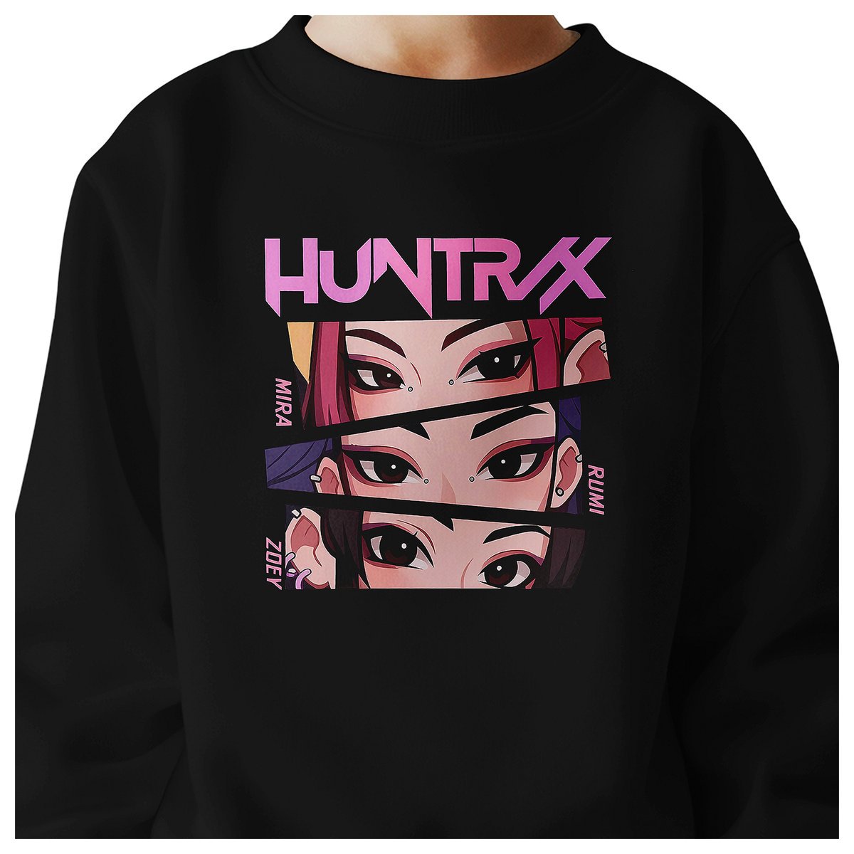 BLUZA DZIECIĘCA KPOP DEMON HUNTERS HUNTRIX 104 BAWEŁNIANA JAKOŚĆ